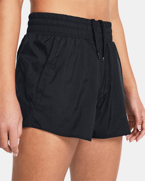 UA Vanish 3“ Crinkle-Shorts für Damen, Black, pdpMainDesktop image number 3